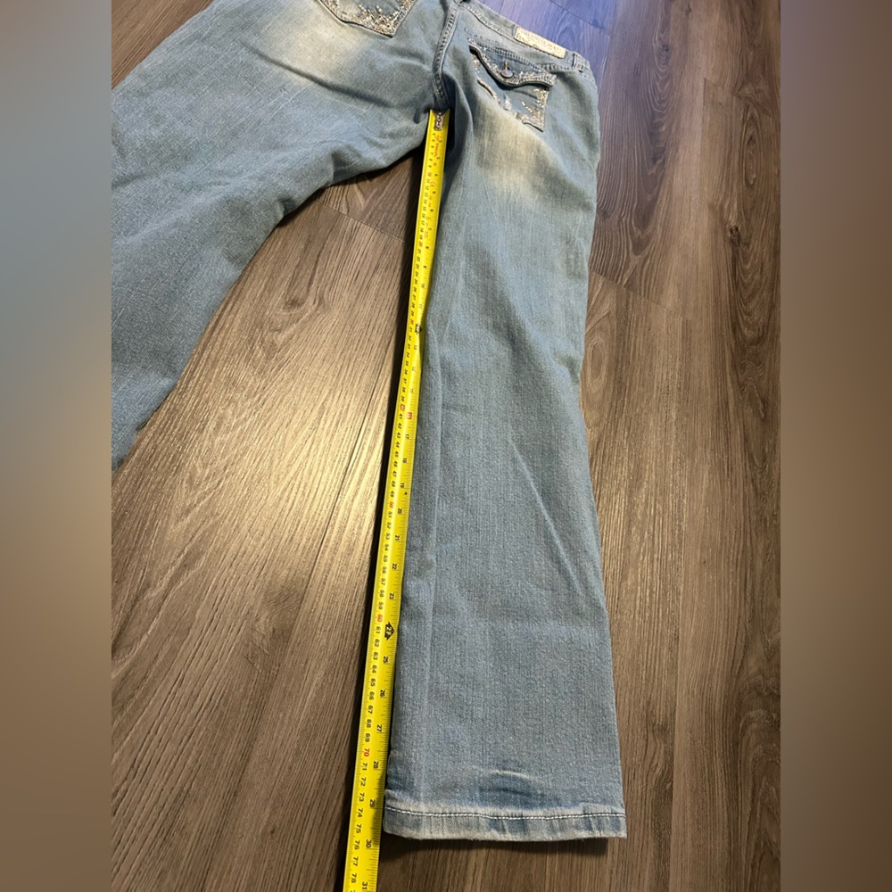 Y2K Amethyst Jeans Light Blue Denim - Picture 7 of 7